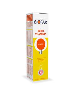 Biofar Vital Multivitamins Vitality Effervescent Tablets, Citrus Flavor, Pack of 20's