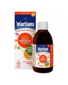 Martians Vitamins and Minerals Syrup with ImunActiv Orange 150 mL