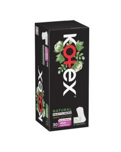 Kotex Natural Extra Protect Pantyliners Unscented Normal 30's