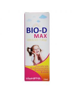 Bio-D Max Vitamin D3 200 IU/1Drop Oral Drops 15 mL