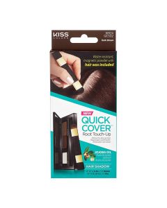 Kiss Colors Quick Cover Root Touch-Up Hair Shadow Dark Brown