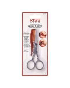 Kiss Mustache/Beard Scissor & Comb SCI01