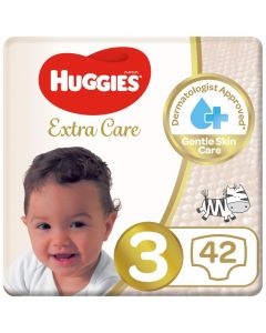 Huggies Extra Care Diaper Size 3, 4-9 Kg, 42's