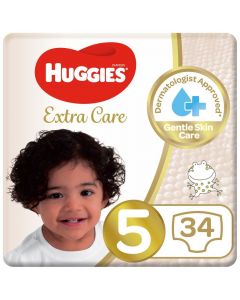 Huggies Extra Care Diaper Size 5, 12-22 Kg, 34's
