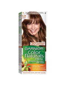 Garnier Color Naturals Cream Hair Color 6.34 Chocolate Kit
