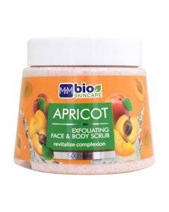 Bio Skincare Apricot Exfoliating Face & Body Scrub 500 mL