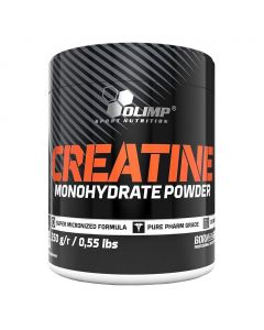 Olimp Super Micronized Intra Workout Formula Creatine Monohydrate Powder For Exercise Performance and Muscle Strength 250 g