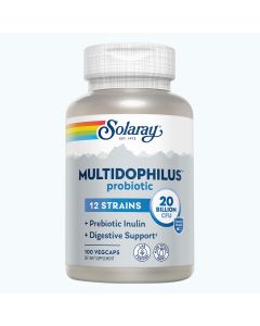 Solaray Multidophilus 20 Billion CFU Probiotic + Prebiotic Enteric VegCapsules 100’s