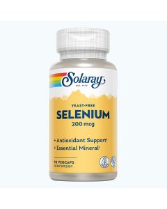 Solaray Selenium 200 mcg VegCapsules For Immune Support & Thyroid Function 90’s