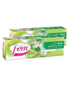 Fem USA Hair Removal Cream Aloe Twin Pack 120 g 2's