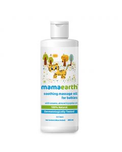 Mamaearth Soothing Massage Oil For Babies With Sesame, Almond And Jojoba Oil 200 mL