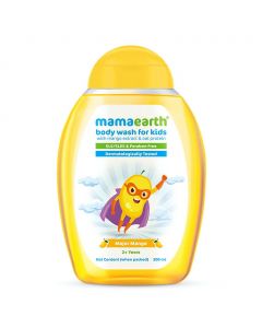 Mamaearth Body Wash For Kids With Major Mango Extract And Oat Protein 300 mL