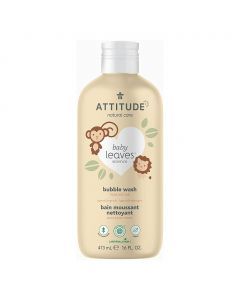Attitude Nature Care Baby Leaves Science Antipollution Bubble Wash Pear Nectar 473ml
