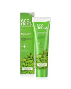 Ecodenta Exceptional Whitening Fluoride Toothpaste With Bergamot And Lemon Essential Oil 100ml