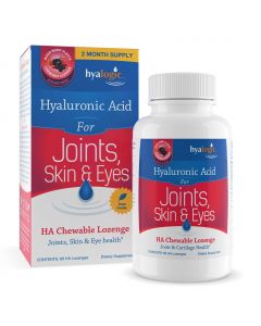 Hyalogic Hyaluronic Acid Chewable Lozenges For Joints, Skin & Eye 60's
