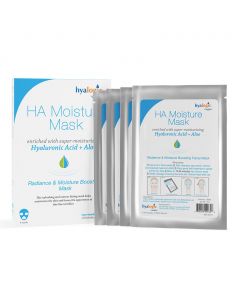 Hyalogic Hyaluronic Acid Radiance And Moisture Boosting Facial Mask 4's