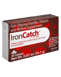 Alexander Pharma IronCatch Iron Supplement Tablets, Pack of 30's
