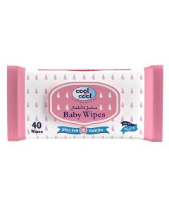 Cool & Cool Baby Wipes 40's Pack of 1's