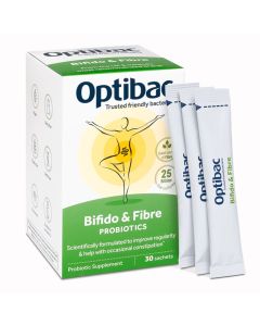 Optibac Bifido And Fibre Probiotics Sachets 30's