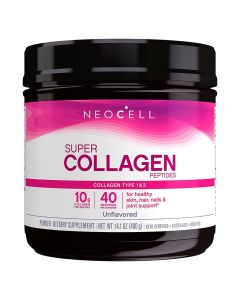 NeoCell Super Collagen Peptides Collagen Type 1 & 3 Powder Unflavored For healthy skin, hair & nails 400g