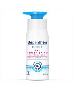 Bepanthen Derma Replenishing Daily Moisturizing Body Lotion For Dry & Sensitive Skin 400ml