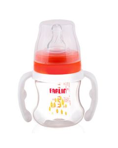 Farlin Seasons Series Wide Neck 150ml PP Feeding Bottle With Handle For 0 Months+ Baby, Pack of 1's