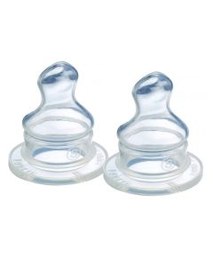 Farlin Orthodontic Silicone Nipple For 12 Months+ Baby M-3, Pack of 2's