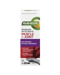 Rub.A535 Extra Strength No Odour Cream For Muscle and Joint Pain Relief 100g
