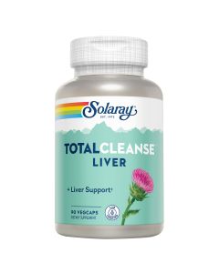 Solaray Total Cleanse Liver Fat Capsule For Liver Detoxification, Pack of 90's