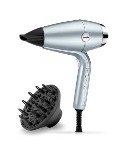 Babyliss Superior Smoothness Radiant Shine 2100W Hydro - Fusion Hair Dryer - Blue