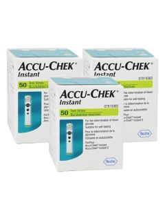 Accu-Chek Instant Blood Sugar Test Strips 50's, 2+1 PROMO PACK