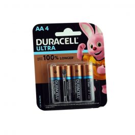 Buy Duracell Ultra AA4 1.5V Alkaline battery MX1500/LR6 4's Online at ...