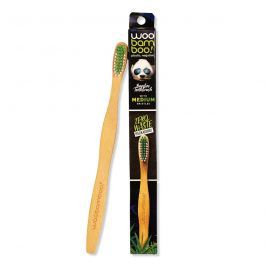 Buy Woobamboo® Zero Waste Packaging Adult Bamboo Medium Toothbrush 1's ...