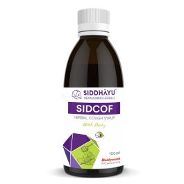 Buy Siddhayu Sidcof Herbal Alcohol-Free Cough Syrup With Honey 100ml ...